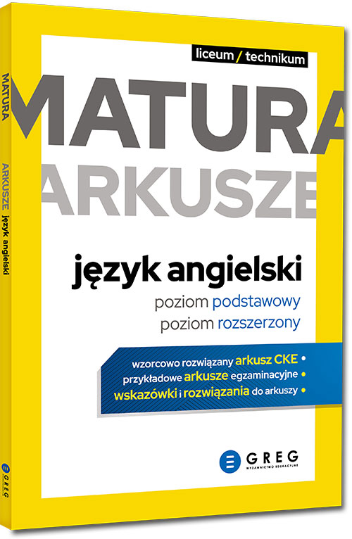 Matura - arkusze - j�zyk angielski (poziom podstawowy, poziom rozszerzony) - 2026